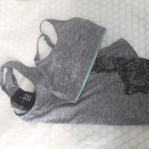 Yoga top and matching sports bra